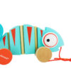 Wooden Pull Along Chameleon